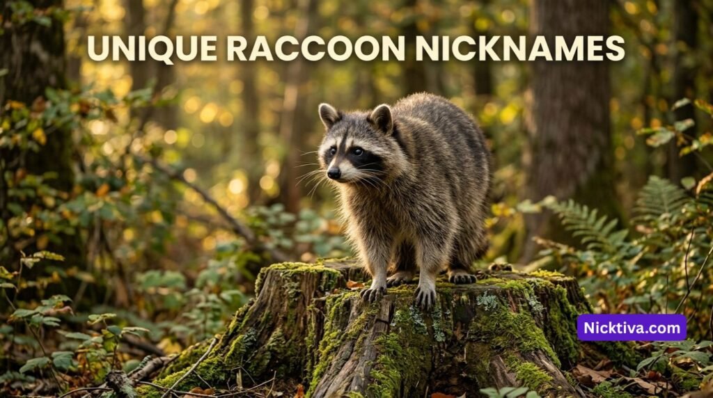 Nicknames for Raccoons