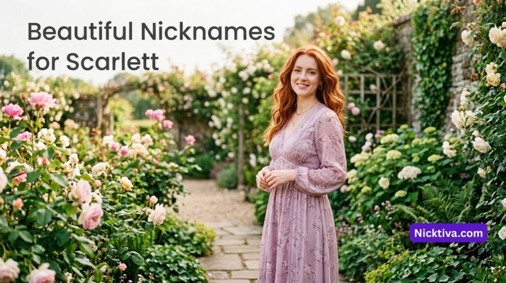 Nicknames for Scarlett
