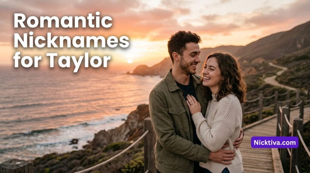 Young couple enjoying a sunset