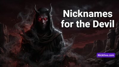 Nicknames for the Devil