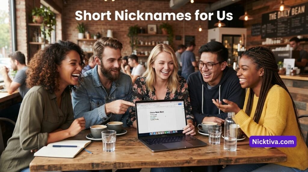 Friends choosing short group names