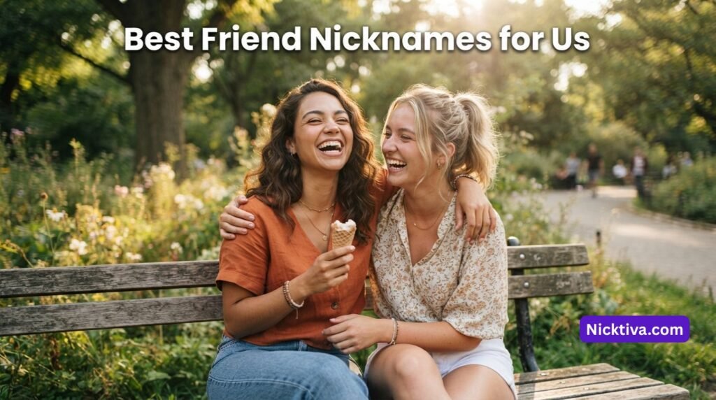 Two best friends laughing