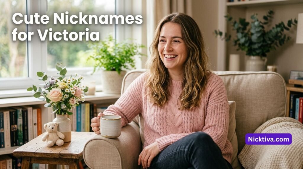 “Cute nickname ideas written on a notebook”
