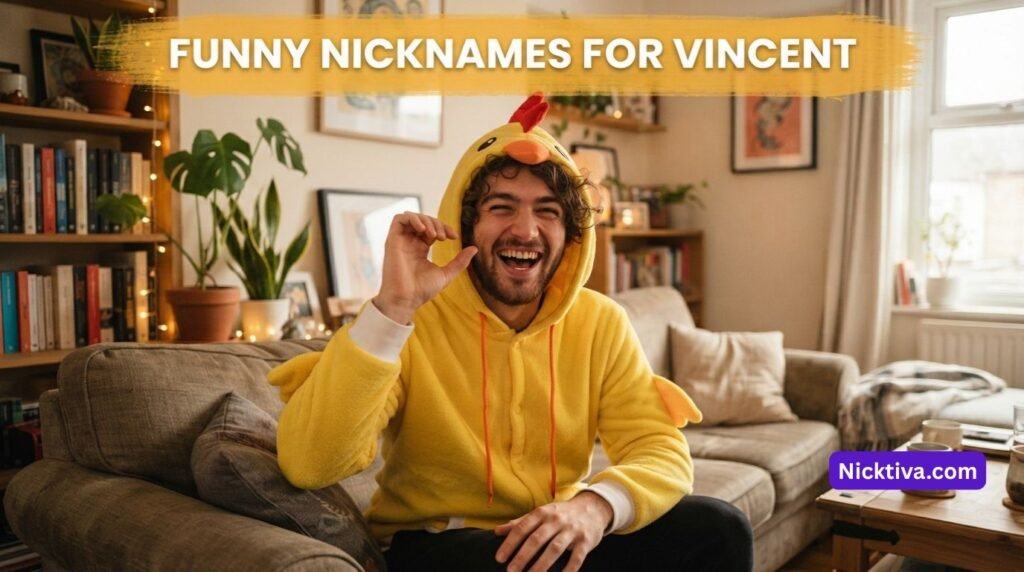 Funny man wearing a yellow chicken hoodie