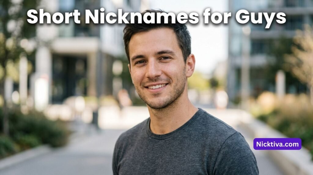 Nicknames for Guys