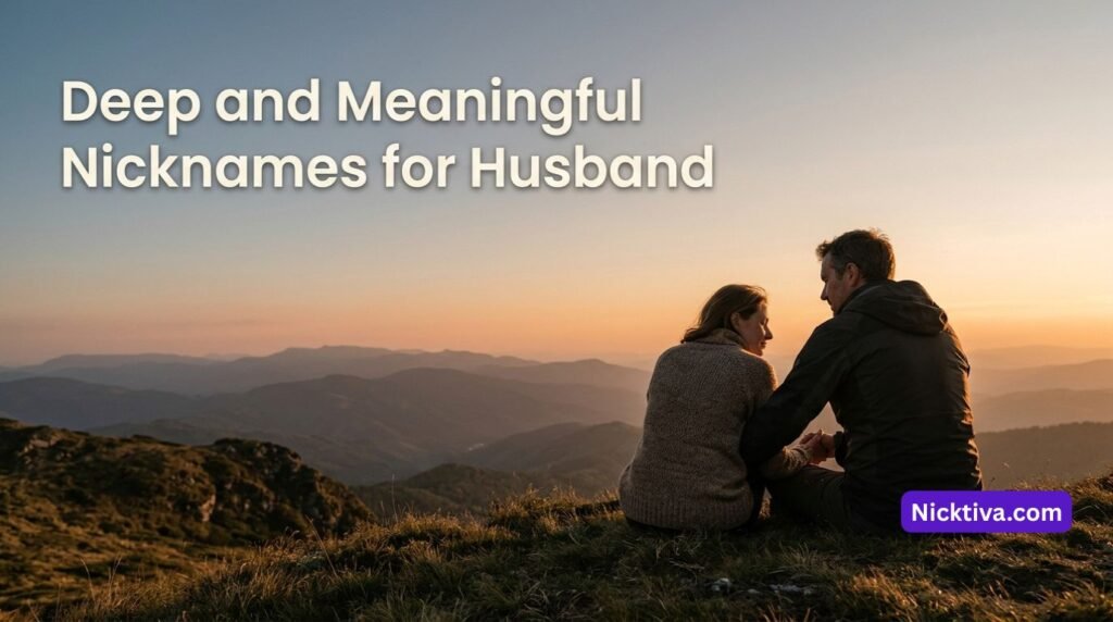 Nicknames for Husband